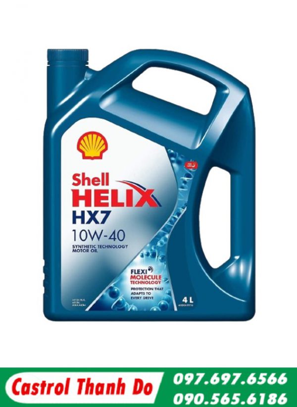 Shell Helix HX7 5W30/ 5W40/ 10W30/ 10W40 - 4L